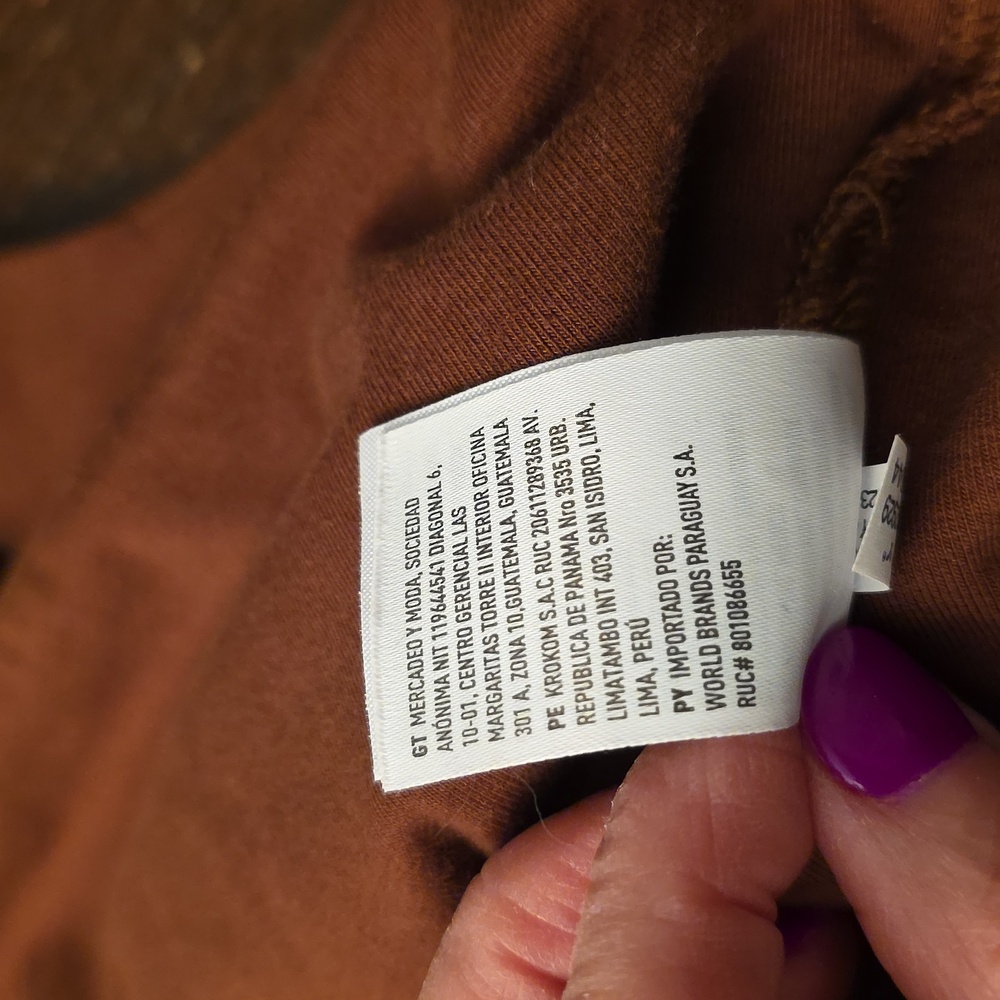 Bundle Of 2 American Eagle Tanks Top in Washed Brown and Chocolate Brown XL - Picture 9 of 9